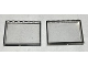 Part No: Mx1575pb03  Name: Modulex, Window 1 x 7 x 5 with Black Border Pattern