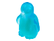 Part No: 14733pb02  Name: Penguin, Friends with Molded Satin Trans-Light Blue Face and Stomach Pattern