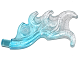 Part No: 18394pb02  Name: Wave Rounded Curved Wing with Bar End (Flame) with Marbled Glitter Trans-Clear Pattern