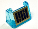 Part No: 3823pb02  Name: Windscreen 2 x 4 x 2 with Dark Blue and Gold Solar Panel Pattern (Sticker) - Set 60350