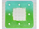 Part No: 54405  Name: Clikits Frame, Square with 8 Holes with Color Graduating to Trans-Light Bright Green Pattern