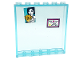 Part No: 59349pb194  Name: Panel 1 x 6 x 5 with Girl and Trophy Picture and Award Pattern on Inside (Stickers) - Set 41318