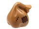 Part No: 10169pb02  Name: Minifigure, Utensil Sack / Bag with Handle with Dark Brown Patch and Mend Pattern