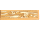Part No: 2431pb0883  Name: Tile 1 x 4 with Tan Wood Grain Pattern (Sticker) - Set 41363