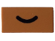 Part No: 3069pb1145  Name: Tile 1 x 2 with Black Smile / Frown Curved Line Pattern