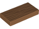 Part No: 65109  Name: Duplo Tile, Modified 2 x 4 x 1/2 (Thick) with Wood Grain Profile