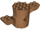 Part No: 84191  Name: Duplo, Plant Tree Trunk 4 x 10 x 4 with Open Back and 2 Large Branches