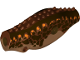 Part No: IRexBodyc04pb01  Name: Dinosaur Body Indominus rex / Carnotaurus / Allosaurus with Reddish Brown Top with Dark Brown Side Stripes and Dark Brown and Orange Spots Pattern