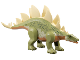 Part No: stego03  Name: Dinosaur Stegosaurus with Tan Plates and Thagomizer