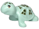 Part No: 11603pb05  Name: Turtle, Friends / Elves with Medium Nougat Eyes and Dark Green and Olive Green Spots Pattern