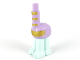 Part No: 66208pb02  Name: Lower Body Trolls Giraffe with Lavender Torso and Neck and Gold Stripes Pattern