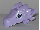 Part No: 24196pb07  Name: Dragon Head (Elves) Jaw Upper with Lavendar Eyes and Swirls Pattern (Cyclo)