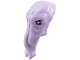 Part No: 5706pb01  Name: Minifigure, Head, Modified Alien Elongated, Point in Back with 4 Mouth Tentacles with Black Eyebrows, Yellow Eyes and Dark Purple Eye Shadow Pattern