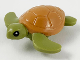 Part No: 67040pb01  Name: Sea Turtle Baby with Black Eyes and Medium Nougat Shell Pattern