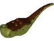 Part No: 98165c01pb16  Name: Dinosaur Body Raptor with Reddish Brown Top and Dark Brown Spots Pattern