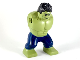 Part No: bb0646c01pb03  Name: Body Giant, Hulk with Messy Hair and Dark Blue Pants Pattern