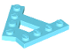 Part No: 15706  Name: Wedge, Plate A-Shape with 2 Rows of 4 Studs