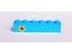 Part No: 3009pb211  Name: Brick 1 x 6 with Yellow and Magenta Star on Left Side Pattern (Sticker) - Set 41346
