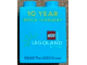 Part No: 4066pb813  Name: Duplo, Brick 1 x 2 x 2 with 10 YEAR BRICK-IVERSARY LEGOLAND HOTEL and Dragon Pattern