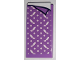 Part No: 87079pb0924  Name: Tile 2 x 4 with Medium Lavender Blanket with Dots and Paintbrushes Pattern (Sticker) - Set 41340