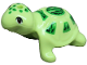 Part No: 11603pb06  Name: Turtle, Friends / Elves with Reddish Brown Eyes, Bright Green and Dark Green Spots and Shell Pattern