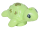 Part No: 49576pb01  Name: Turtle Baby, Friends with Black Eyes and Olive Green Spots Pattern