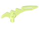 Part No: 98141  Name: Minifigure, Weapon Crescent Blade, Serrated with Bar