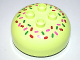 Part No: 98220pb06  Name: Duplo, Brick Round 4 x 4 Dome Top with 2 x 2 Studs and Candy Sprinkles Pattern