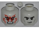 Part No: 3626pb0908  Name: Minifigure, Head Dual Sided Black Eyebrows, Gray Wrinkles, Determined / Angry with Red Eyes and Protruding Veins Pattern