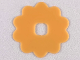 Part No: clikits035  Name: Clikits, Icon Accent Rubber Flower 10 Petals 4 1/8 x 4 1/8