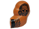 Part No: 10154pb02  Name: Arm Giant, Left with Black Hawaiian Tattoos Pattern