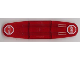 Part No: 42386pb01  Name: Duplo, Train Action Brick Intelli-Train with Stop Sign Pattern on Both Ends