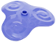 Part No: 8244  Name: Plant Flower 6 x 6 Rounded Petals with Spirals
