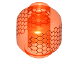 Part No: 3626cpb1753  Name: Minifigure, Head without Face Hexagonal Honeycomb Pattern - Hollow Stud