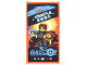 Part No: 57895pb045  Name: Glass for Window 1 x 4 x 6 with Movie Poster with Blue 'GALIDOR', 'COMING SOON' and 2 Minifigures Pattern (Sticker) - Set 70620