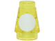 Part No: 4589bpb01  Name: Cone 1 x 1 with Top Groove with White Circle Pattern