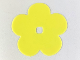 Part No: 46467rub  Name: Clikits, Icon Accent Rubber Flower 5 Petals 7 x 7