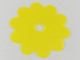 Part No: 46471  Name: Clikits, Icon Accent Rubber Flower 10 Petals 7 1/4 x 7 1/4