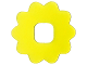 Part No: clikits034  Name: Clikits, Icon Accent Rubber Flower 10 Petals 2 3/4 x 2 3/4