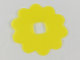 Part No: clikits035  Name: Clikits, Icon Accent Rubber Flower 10 Petals 4 1/8 x 4 1/8