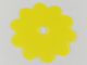Part No: clikits075  Name: Clikits, Icon Accent Rubber Flower 10 Petals 7 1/4 x 7 1/4