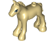 Part No: 11241pb02  Name: Horse, Friends, Foal with Tan and White Eyes and 3 Black Eyelashes Pattern