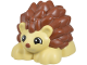 Part No: 114472pb01  Name: Duplo Hedgehog with Black Eyes, Reddish Brown Nose and Spikes Pattern