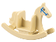 Part No: 2519pb01  Name: Minifigure, Utensil Rocking Horse with Black Eyes and Blue Bridle Pattern
