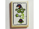 Part No: 26603pb082  Name: Tile 2 x 3 with White Parchment, Flask, Lime Vapors and Dark Purple Carnivorous Plant Pattern (Sticker) - Set 41188