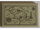 Part No: 26603pb356  Name: Tile 2 x 3 with Dark Tan Middle-Earth Map with Towers, Compass Rose and Fortress Pattern (Sticker) - Set 10316
