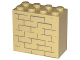 Part No: 30144pb030  Name: Brick 2 x 4 x 3 with Bricks Pattern (Sticker) - Set 4852