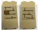 Part No: 30145pb027  Name: Brick 2 x 2 x 3 with Bricks and Reddish Brown Mortar Pattern on Both Sides (Stickers) - Set 76948