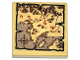 Part No: 3068pb0885  Name: Tile 2 x 2 with Map Forests, Mountains and Red 'Gondor' Pattern (Sticker) - Set 79008