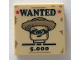 Part No: 3068pb2009  Name: Tile 2 x 2 with 'WANTED', '5.000', Red Stars and Female Western Bandit Minifigure on Poster Pattern (BAM)